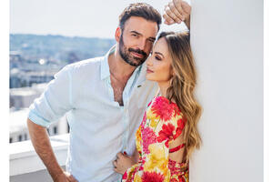 Jelena Tomašević i Ivan Bosiljčić 13. jula u Luštica Bay-u