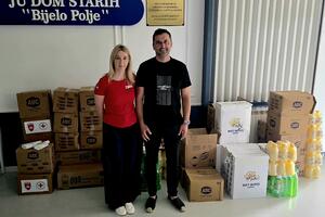 Domu starih Bijelo Polje donirali higijenska sredstva