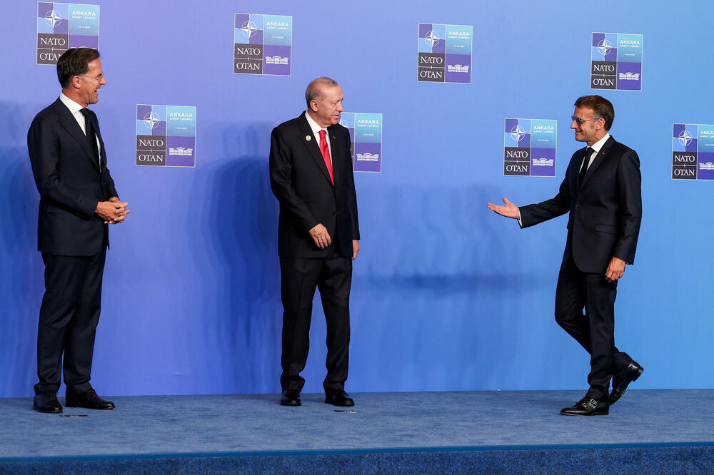 Mark Rute, Emanuel Makron i Redžep Tajip ERdogan u Ankari u srijedu, Foto: Rojters