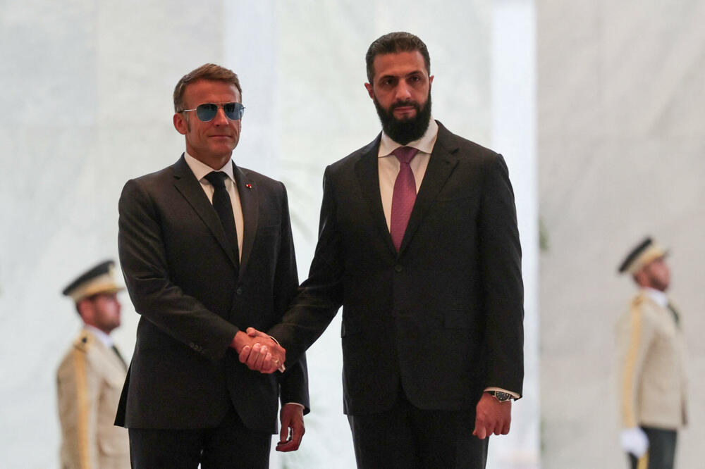 Makron tokom posjete Siriji, Foto: Reuters