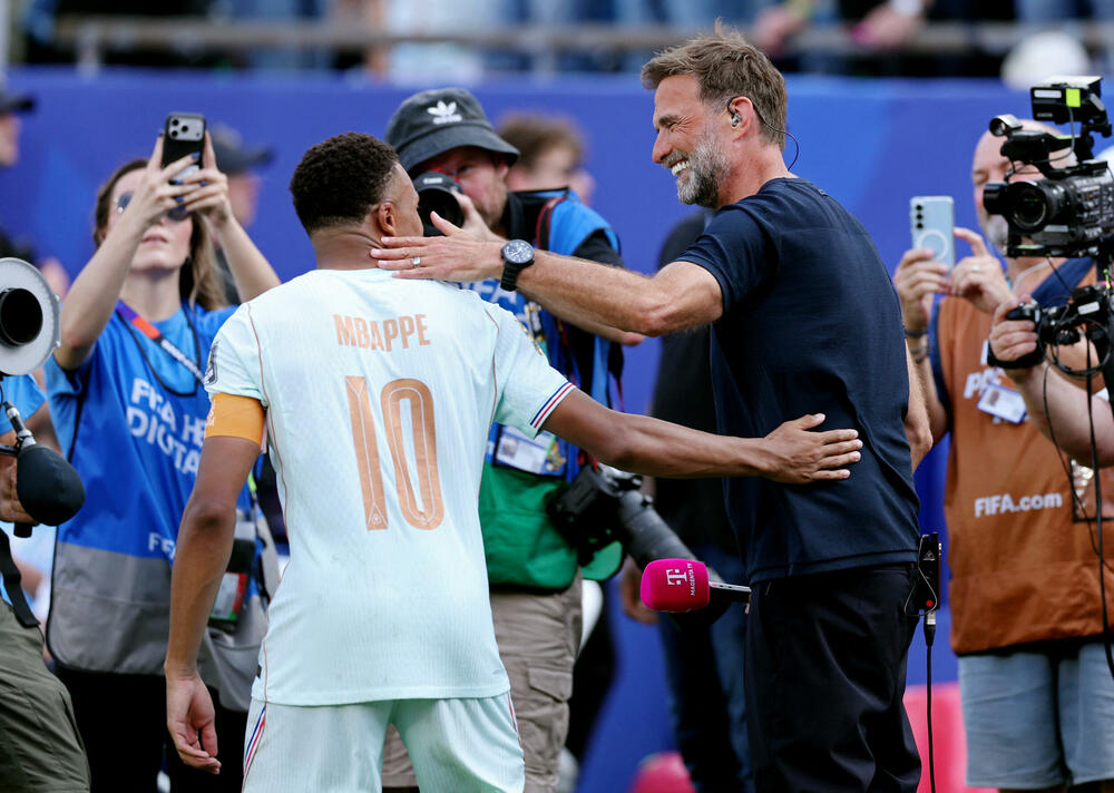 Even the legendary Klopp is delighted with Mbappe