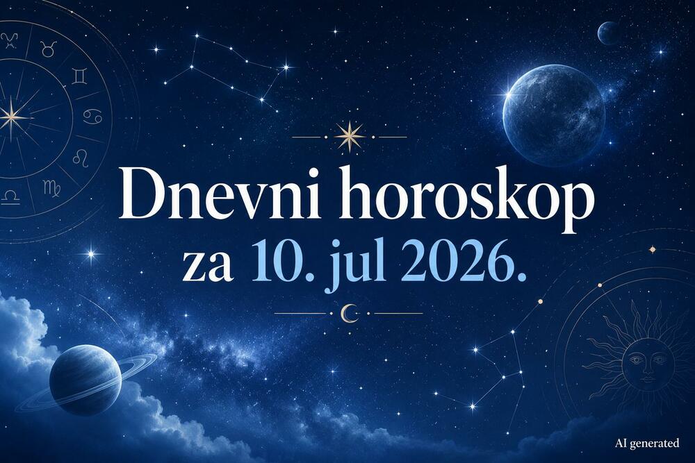 Dnevni horoskop za petak, 10. jul 2026.