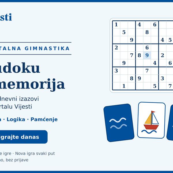 Vježbajte pažnju, logiku i pamćenje uz nove igre na portalu Vijesti