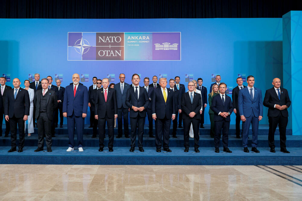 NATO lideri na grupnoj fotografiji u srijedu u Ankari, Foto: Rojters