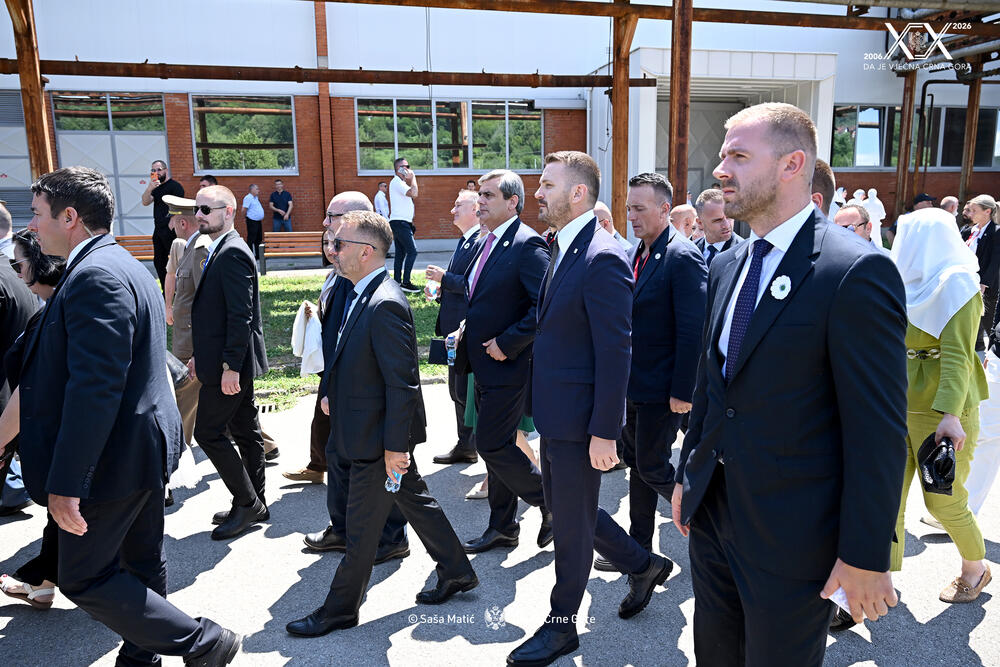 <p>Ministar vanjskih poslova Ervin Ibrahimović je predvodio delegaciju Vlade Crne Gore na komemoraciji povodom obilježavanja 31. godišnjice genocida u Srebrenici</p>