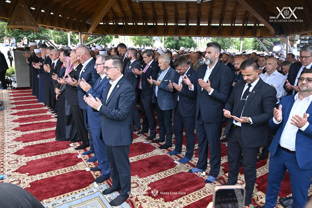 <p>Ministar vanjskih poslova Ervin Ibrahimović je predvodio delegaciju Vlade Crne Gore na komemoraciji povodom obilježavanja 31. godišnjice genocida u Srebrenici</p>