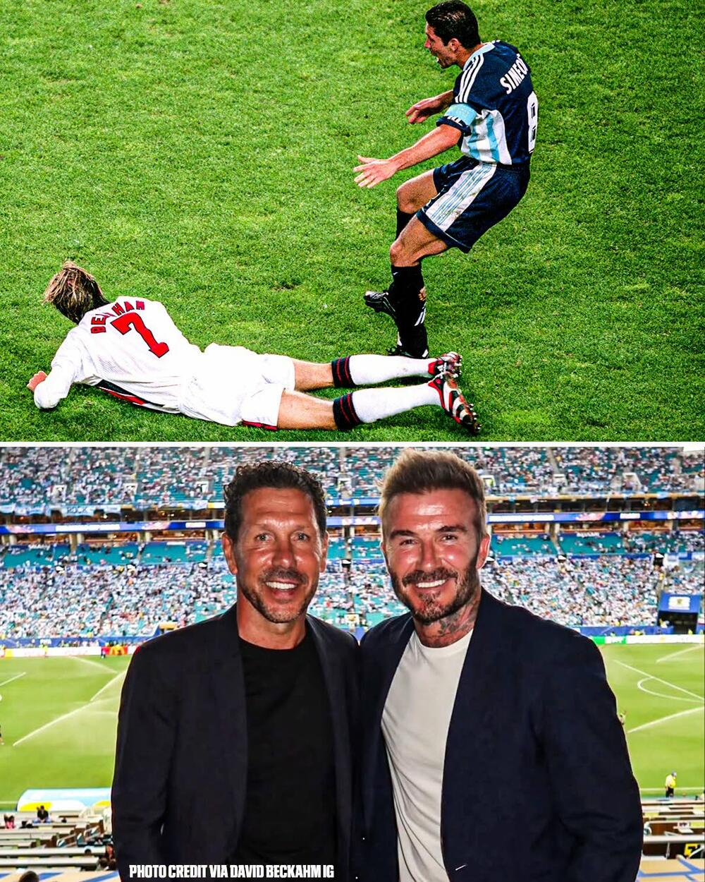 Dejvid Bekam, Dijego Simeone