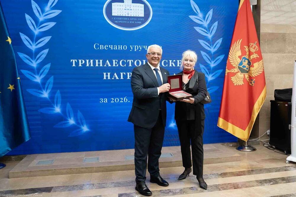 <p>U saopštenju se navodi da je uručujući nagrade, predsjednik Skupštine Crne Gore Andrija Mandić čestitao ovogodišnjim dobitnicima i zahvalio članovima žirija, koji su svoj posao obavili u pozitivnoj atmosferi i u veoma kratkom roku</p>