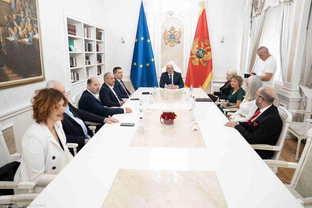 <p>U saopštenju se navodi da je uručujući nagrade, predsjednik Skupštine Crne Gore Andrija Mandić čestitao ovogodišnjim dobitnicima i zahvalio članovima žirija, koji su svoj posao obavili u pozitivnoj atmosferi i u veoma kratkom roku</p>