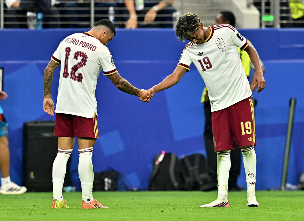 Pedro Poro proslavlja gol sa Jamalom