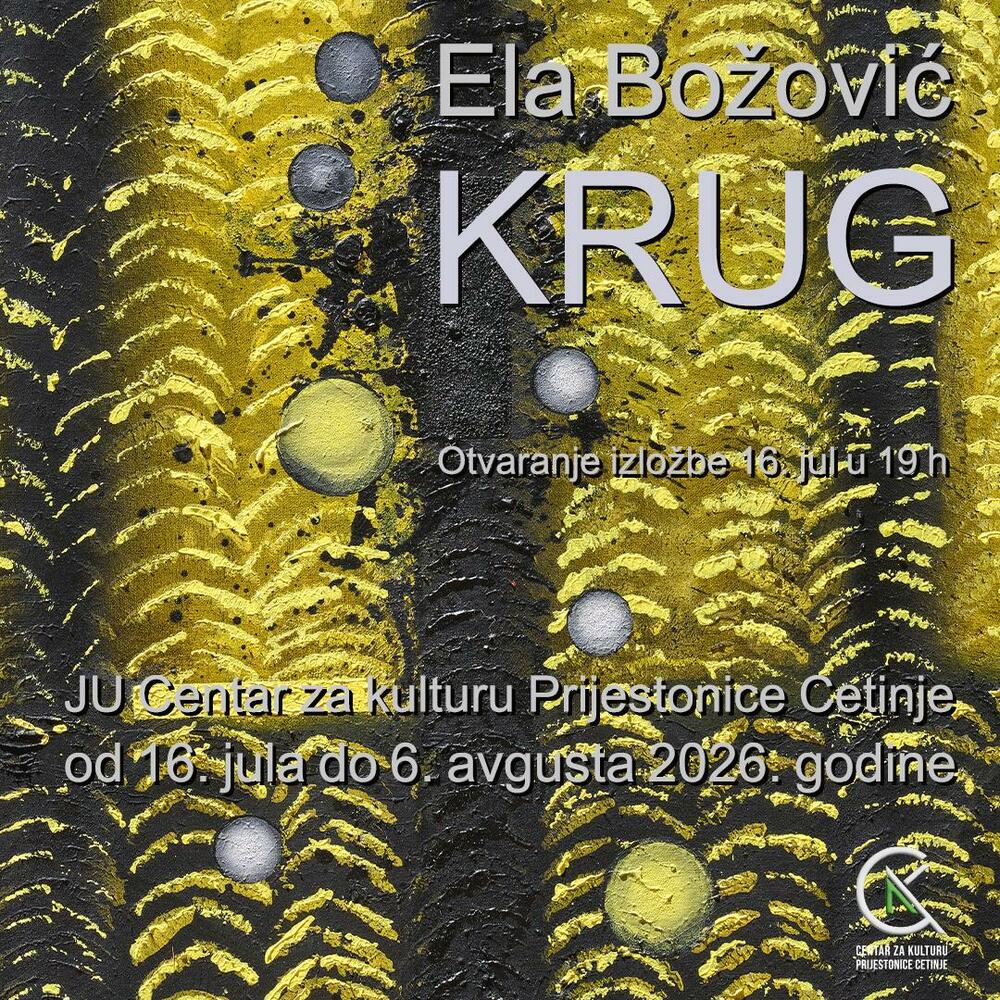 Izložbom "Krug" zaokružuje dosadašnje likovne motive