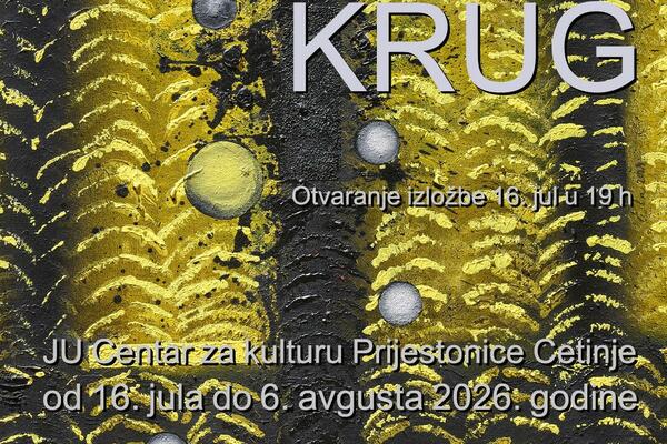 Izložbom "Krug" zaokružuje dosadašnje likovne motive