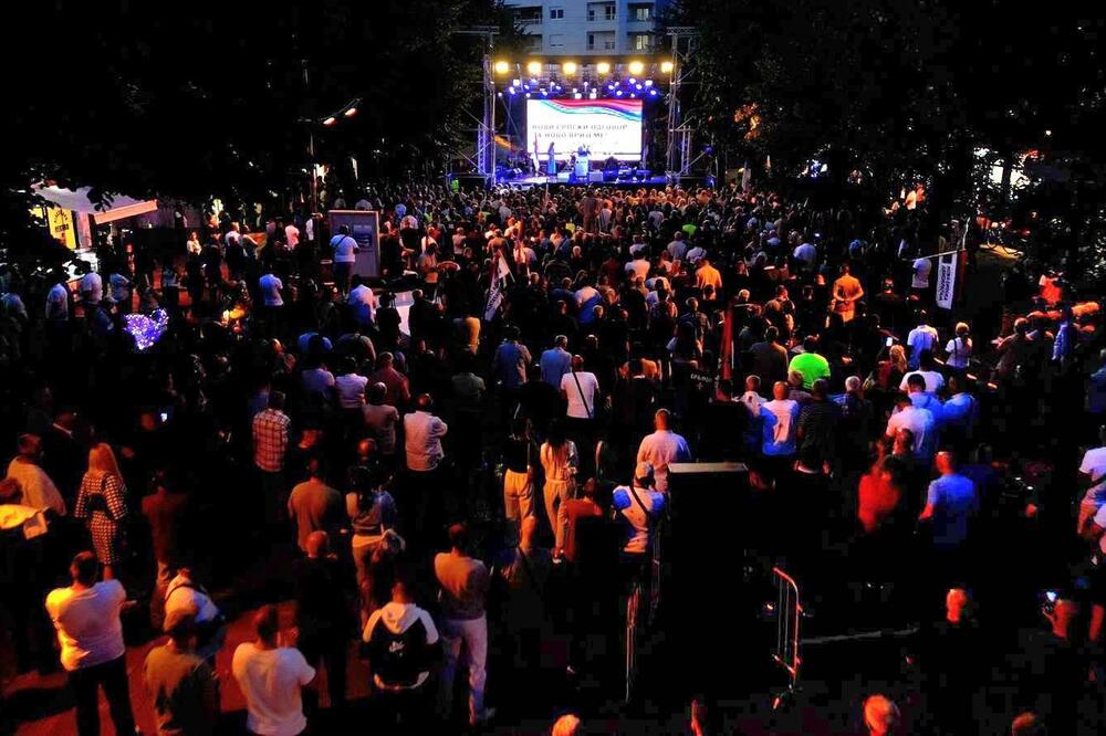 Sa skupa u Beranama, Foto: Facebook/Nova srpska demokratija