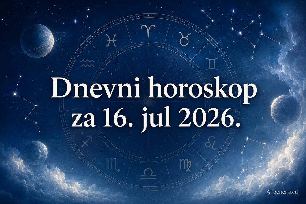 Dnevni horoskop za četvrtak, 16. jul 2026.