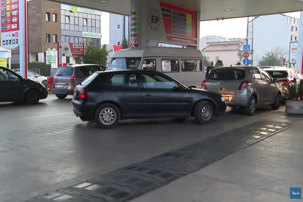 Detalj sa benzinske pumpe, Foto: Screenshot/TV Vijesti