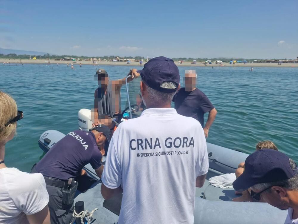 Ulcinj: Kontrole pomorskog saobraćaja na Velikoj i Maloj plaži, u...