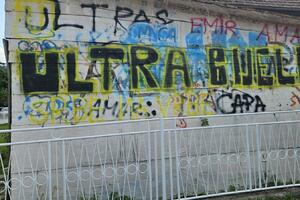 Grafit "Srbe na vrbe" u Bijelom Polju