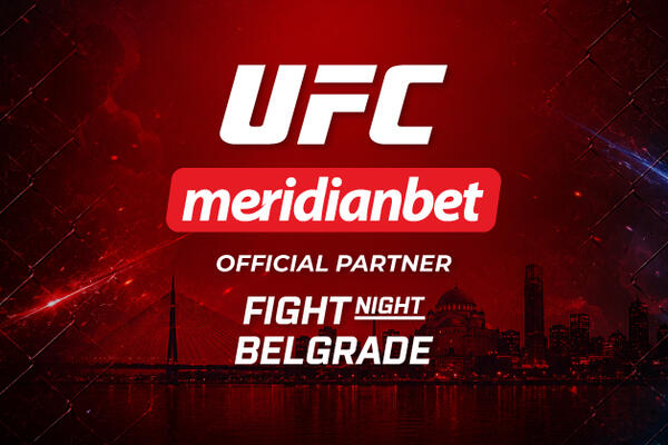 In der Arena wird Geschichte geschrieben: Meridianbet ist offizieller Sponsor von UFC Fight...