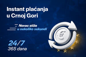 CBCG: Od danas instant plaćanja u Crnoj Gori, novac stiže za...