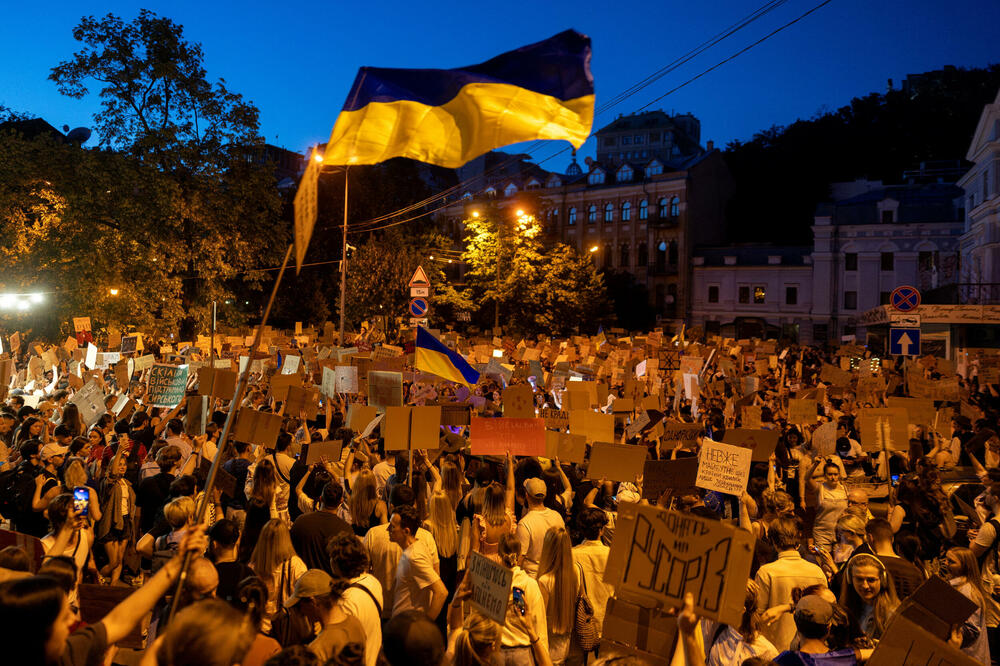 Sa protesta, Foto: REUTERS