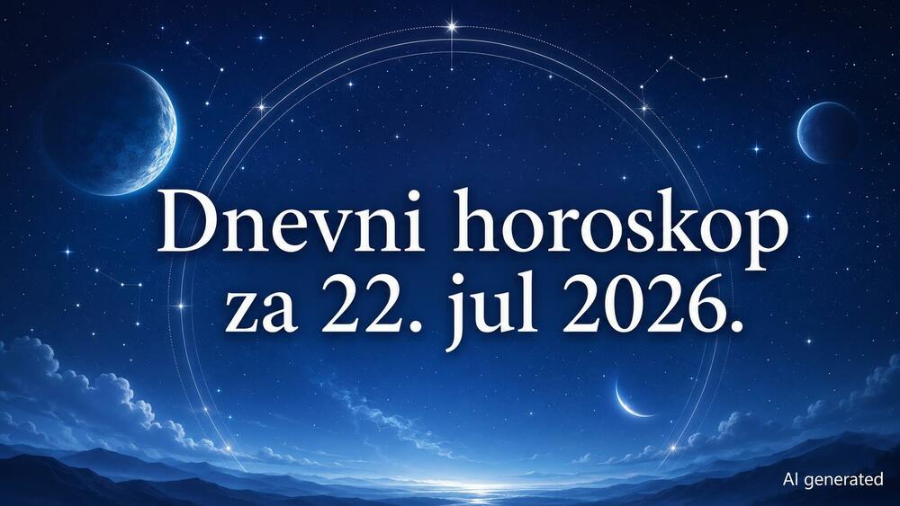 Dnevni horoskop za srijedu, 22. jul 2026.