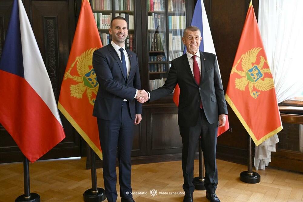 Spajić i Babiš, Foto: Saša Matić/Vlada Crne Gore