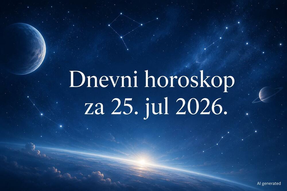 Dnevni horoskop za subotu, 25. jul 2026.