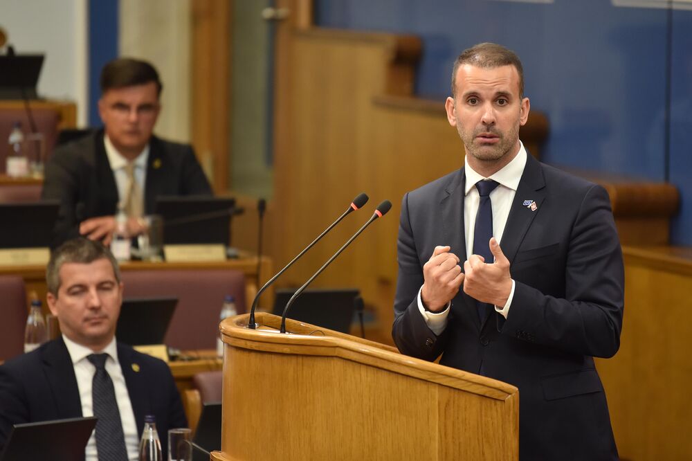 Spajić u parlamentu, Foto: Boris Pejović