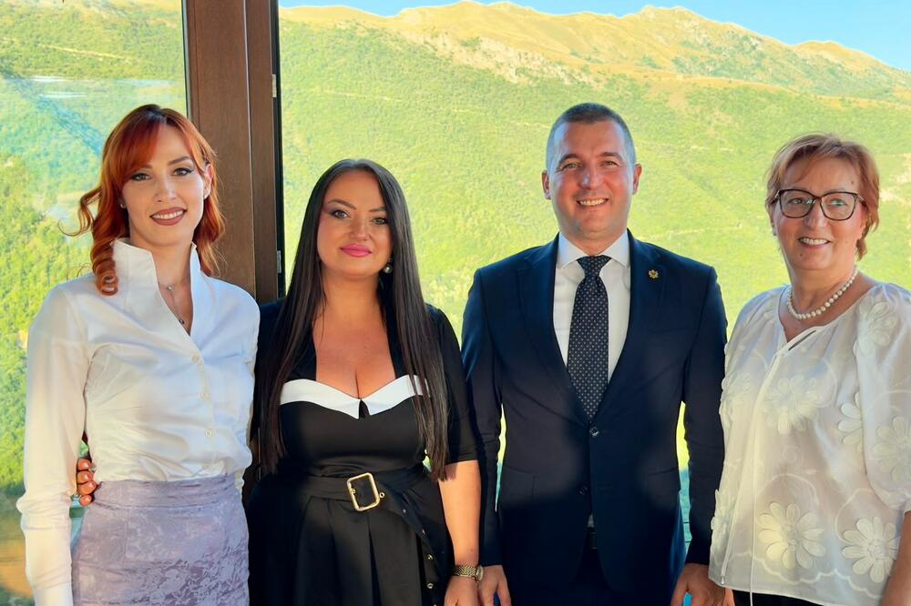 Vojinović, Minić, Bečić i Popović, Foto: Demokratska Crna Gora
