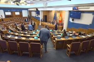 VIDEO Spriječen veći incident u Skupštini: Šaranović nazvao...