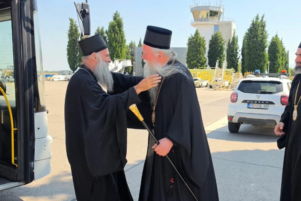 Porfirije, Joanikije i Metodije, Foto: SPC