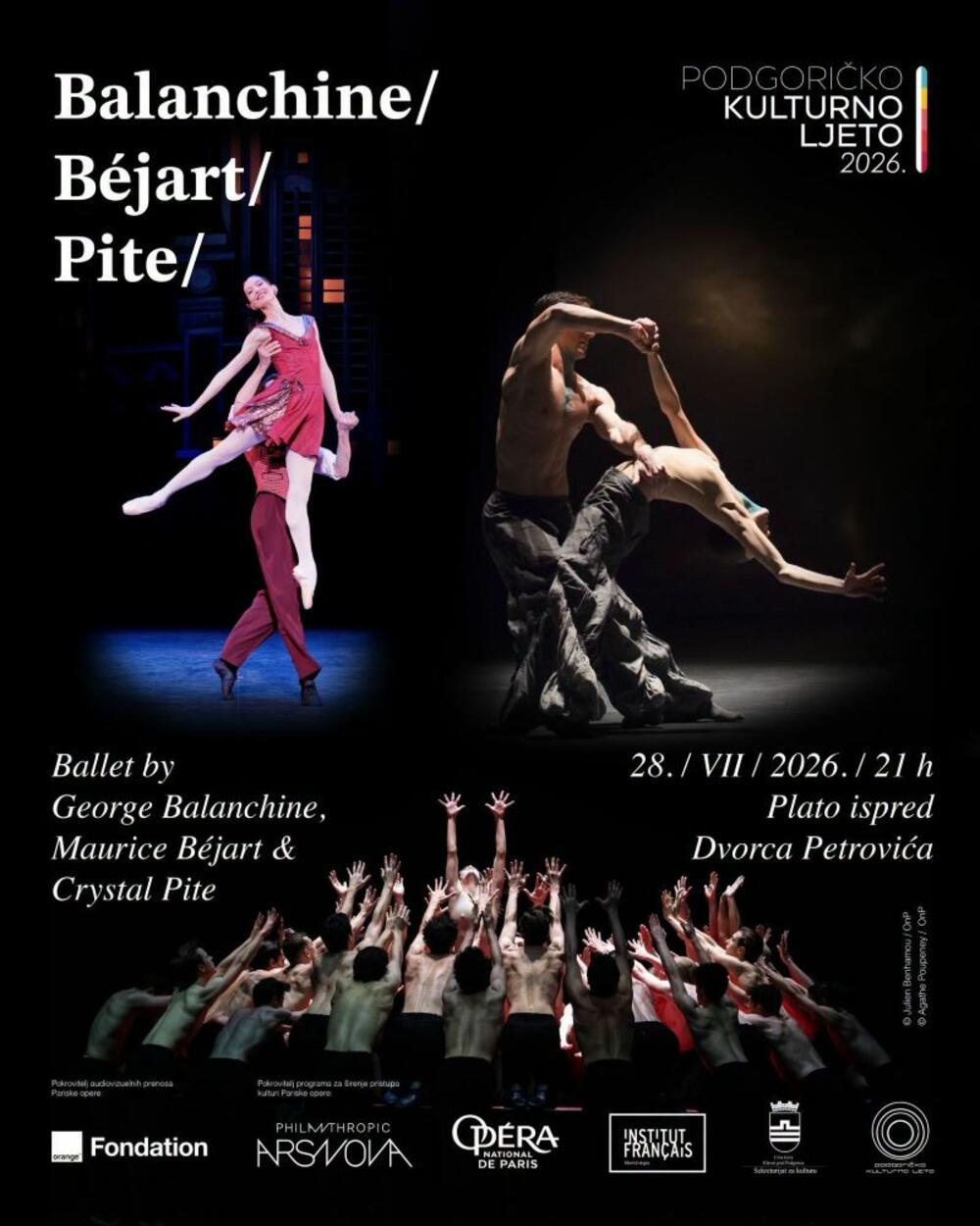 Projekcije tri remek-djela baletske umjetnosti večeras ispred...