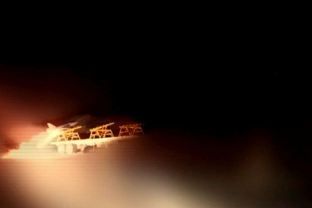 Snimak koji navodno prikazuje lansiranje iranskog drona na američku bazu u Jordanu, Foto: Reuters