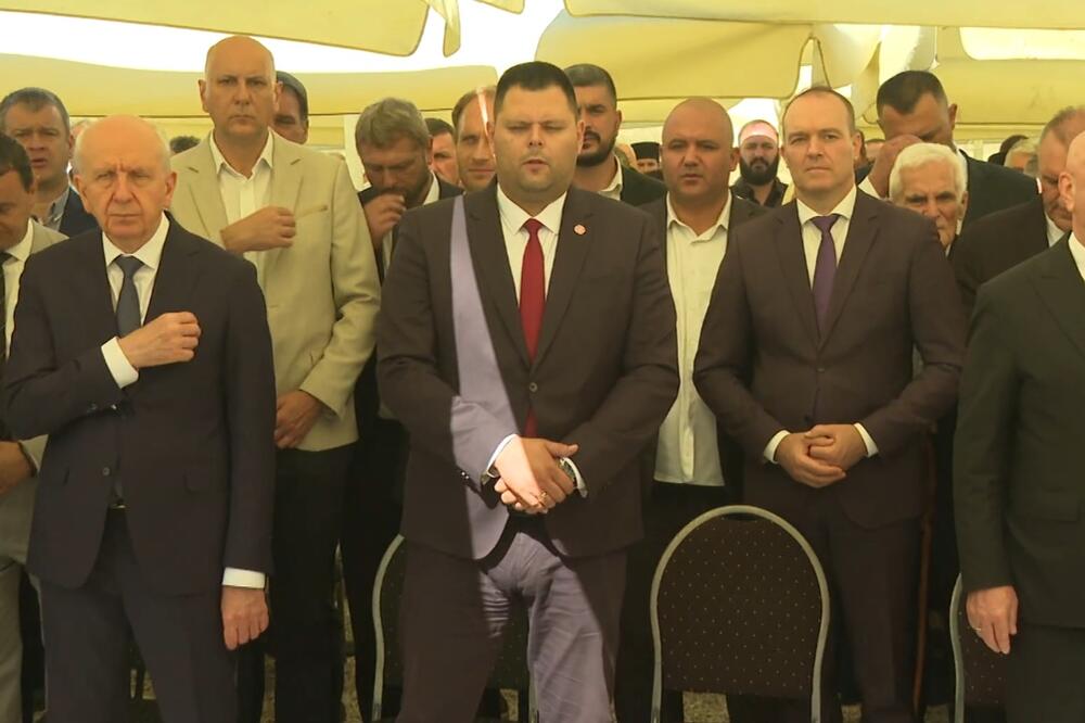 Sa današnje svečanosti na Vučjem dolu, Foto: Screenshot/TV Vijesti