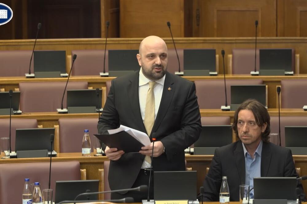 Bojan Božović, Foto: Screenshot/Skupština Crne Gore