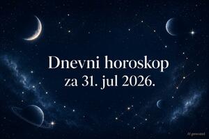 Dnevni horoskop za petak, 31. jul 2026.