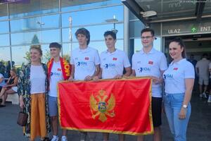 Crna Gora prvi put ima predstavnike na Međunarodnoj olimpijadi iz...