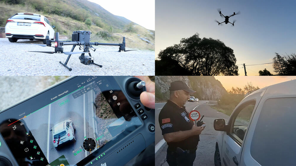 Za volanom: Kako policija u CG dronom otkriva najteže prekršaje u...