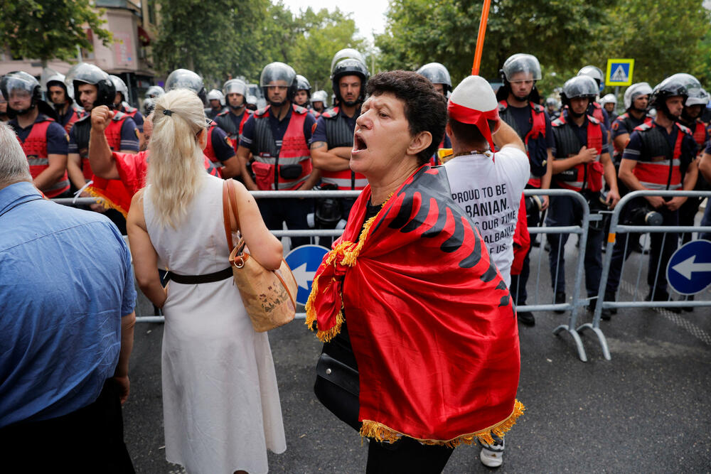Sa protesta u Albaniji