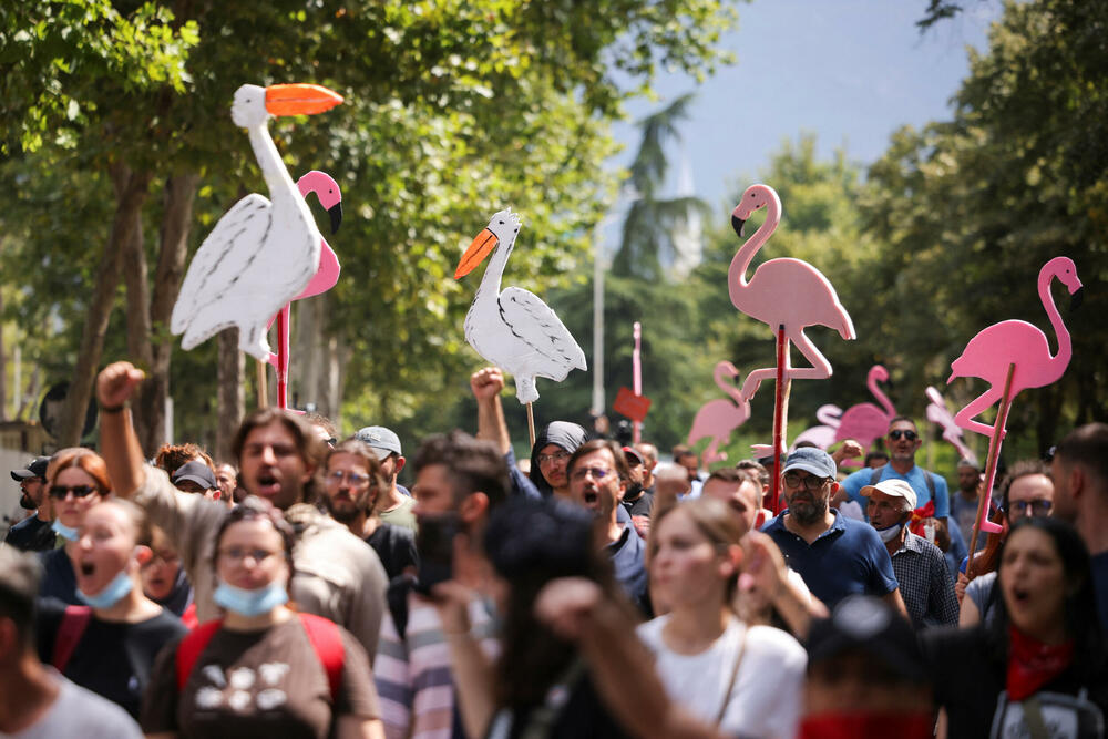 Sa protesta u Albaniji