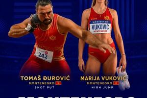 Vuković i Đurović na EP u Birmingemu