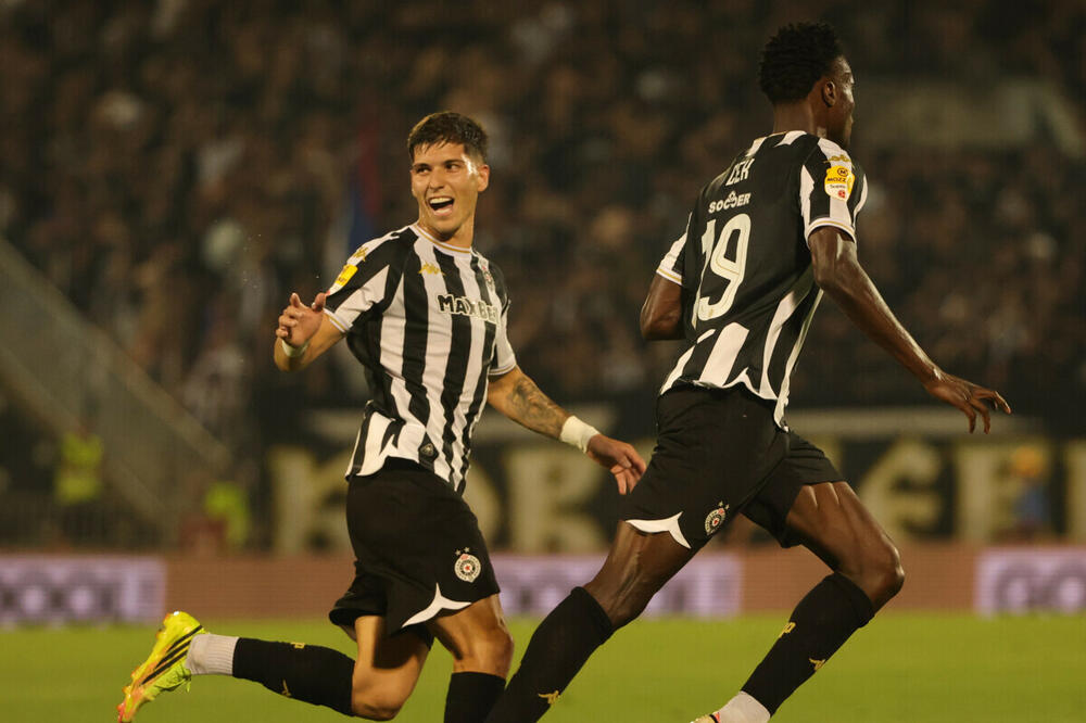 Vukotić i Sek slave trijumf Partizana, Foto: FK Partizan