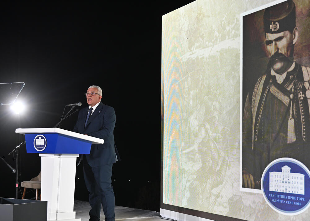 <p>"Niko nema monopol na srpsko nasljeđe i baštinu. Srpski nacionalni i kulturni identitet nije i ne može biti ekskluzivno pravo jedne države, jednog centra ili jedne političke garniture. On pripada svima onima koji su ga čuvali vjekovima &ndash; još od vremena Nemanjića, do vremena Petrovića, Obrenovića i Karađorđevića&rdquo;, kazao je predsjednik Skupštine Crne Gore</p>