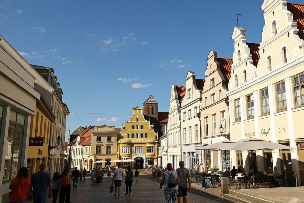 Pješačka zona u istorijskom centru Vismara, u Meklenburgu-Zapadnoj Pomeraniji, Foto: Reuters