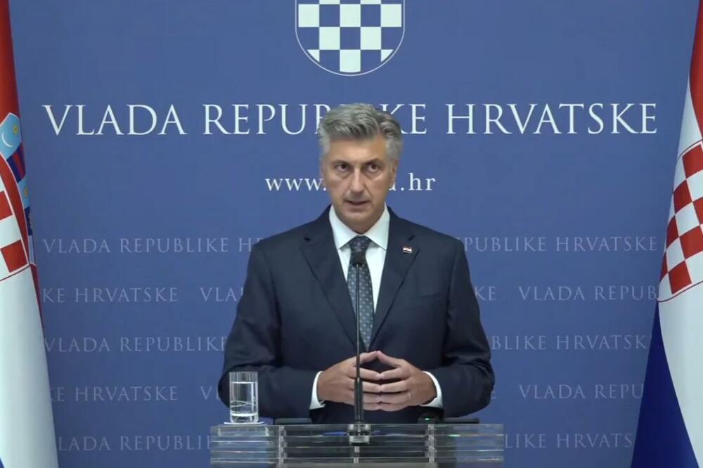 Plenković, Foto: Vlada Republike Hrvatske/Youtube