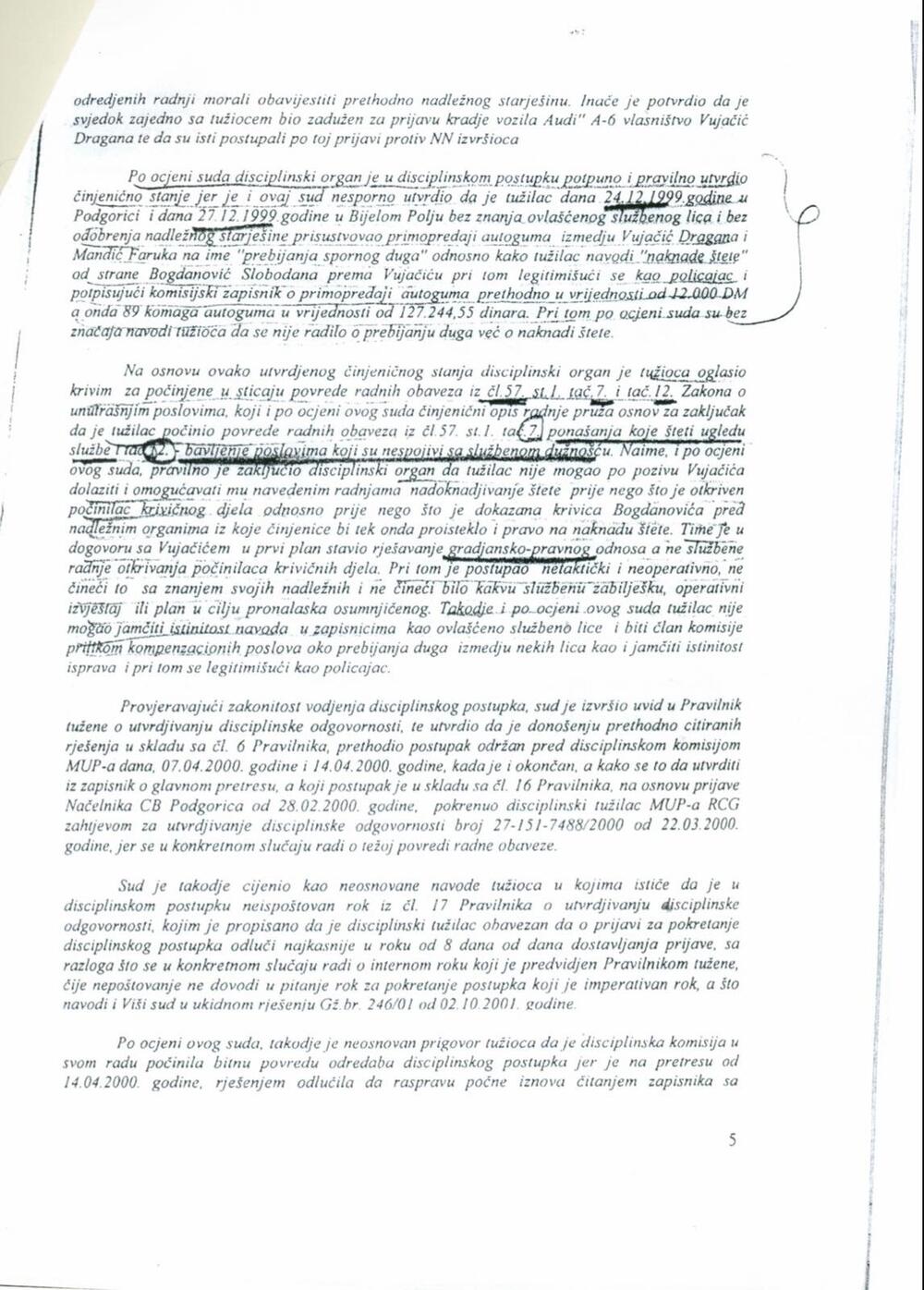 <p>"Nama je problem policajac povezan sa kriminalom. Njemu i DPS-u je, izgleda, problem što takav policajac više ne može da bude policajac", kazala je poslanica Demokrata</p>