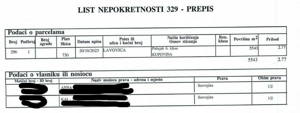 Stranac vlasnik pašnjaka preko 5.000 kvadrata