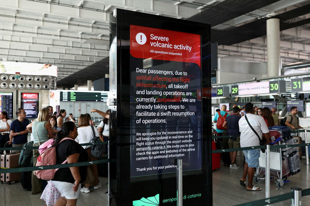 Sa aerodroma u Kataniji, Foto: Reuters