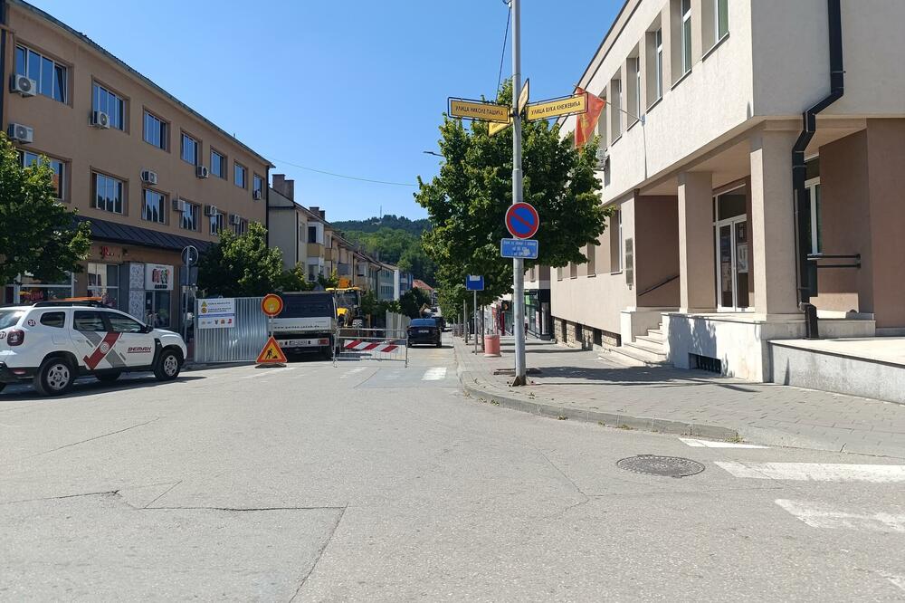 Radovi u centru grada, Foto: Goran Malidžan
