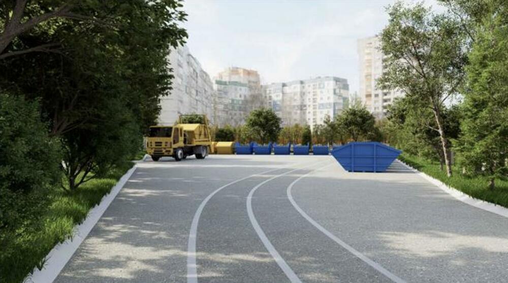 Planirani izgled reciklažnog dvorišta
